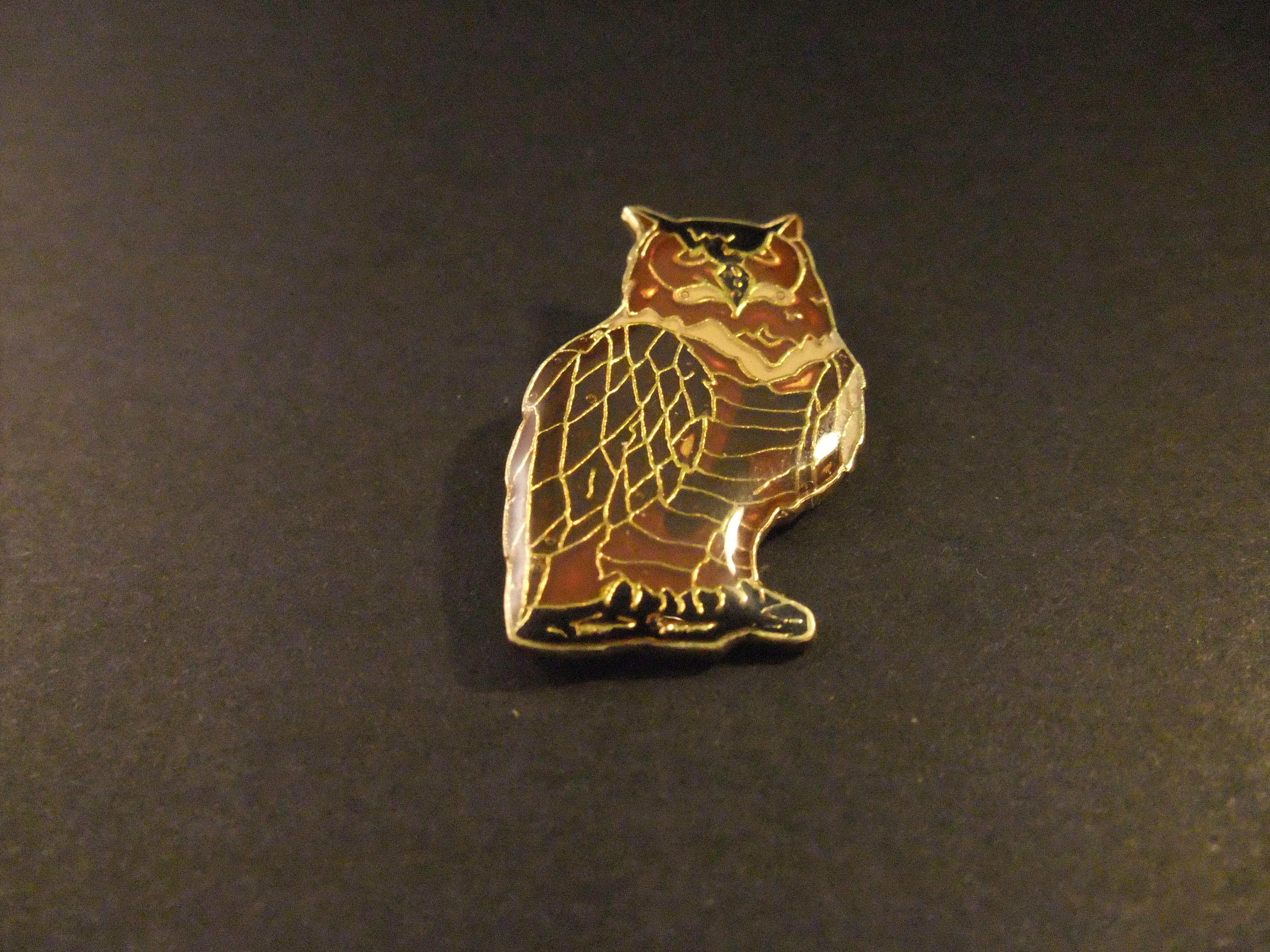 Uil ,nachtdier ,roofvogel ( bruin)